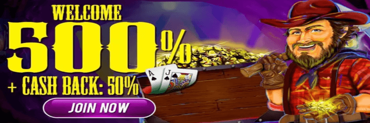 High Country Casino: 500% Welcome Deposit Bonus
