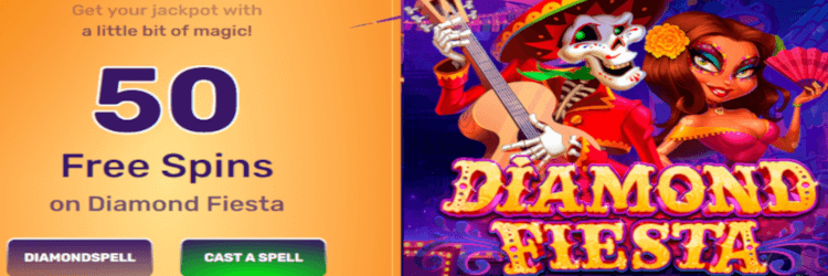 Shazam Casino: 50 free spins no deposit on Diamond Fiesta slot+ Welcome Bonus for Australia and US only Shazam Casino: 50 free spins no deposit on Diamond Fiesta slot+ Welcome Bonus for Australia and US only