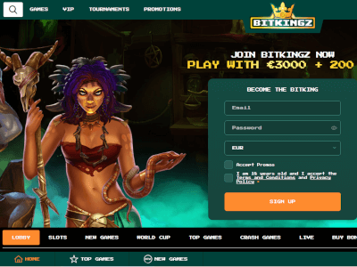 Bitkingz Casino: 20 Free Spins no deposit Bitkingz Casino: 20 Free Spins no deposit