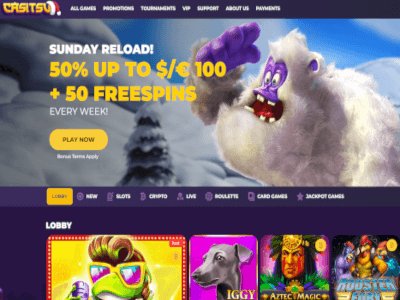 Casitsu Casino: 20 Free spins no deposit