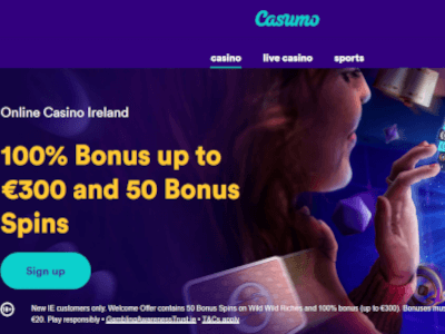 Casumo Casino: 20 Free Spins no deposit
