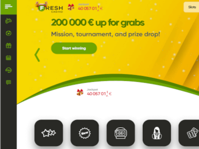 Fresh casino: 50 Free spins no deposit