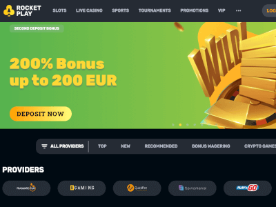Rocket Play Casino: 20 Free spins no deposit