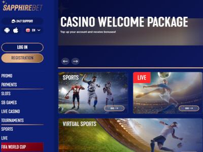 Sapphirebet casino: 50 free spins no deposit