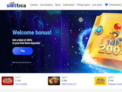 Slottica Casino: 50 No Deposit Free Spins