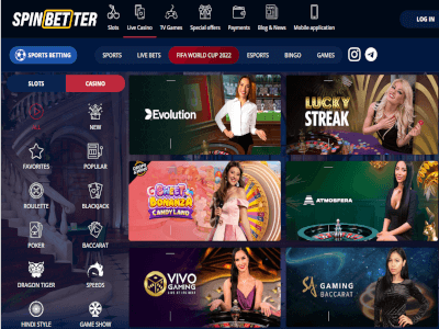 Spinbetter Casino: 150 free spins no deposit